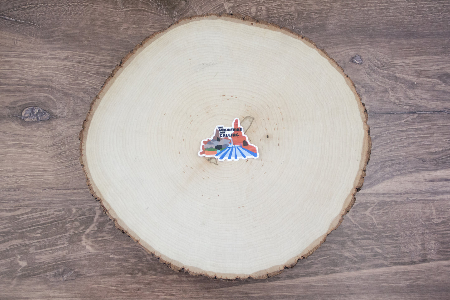 The Mountains Are Calling Sticker
