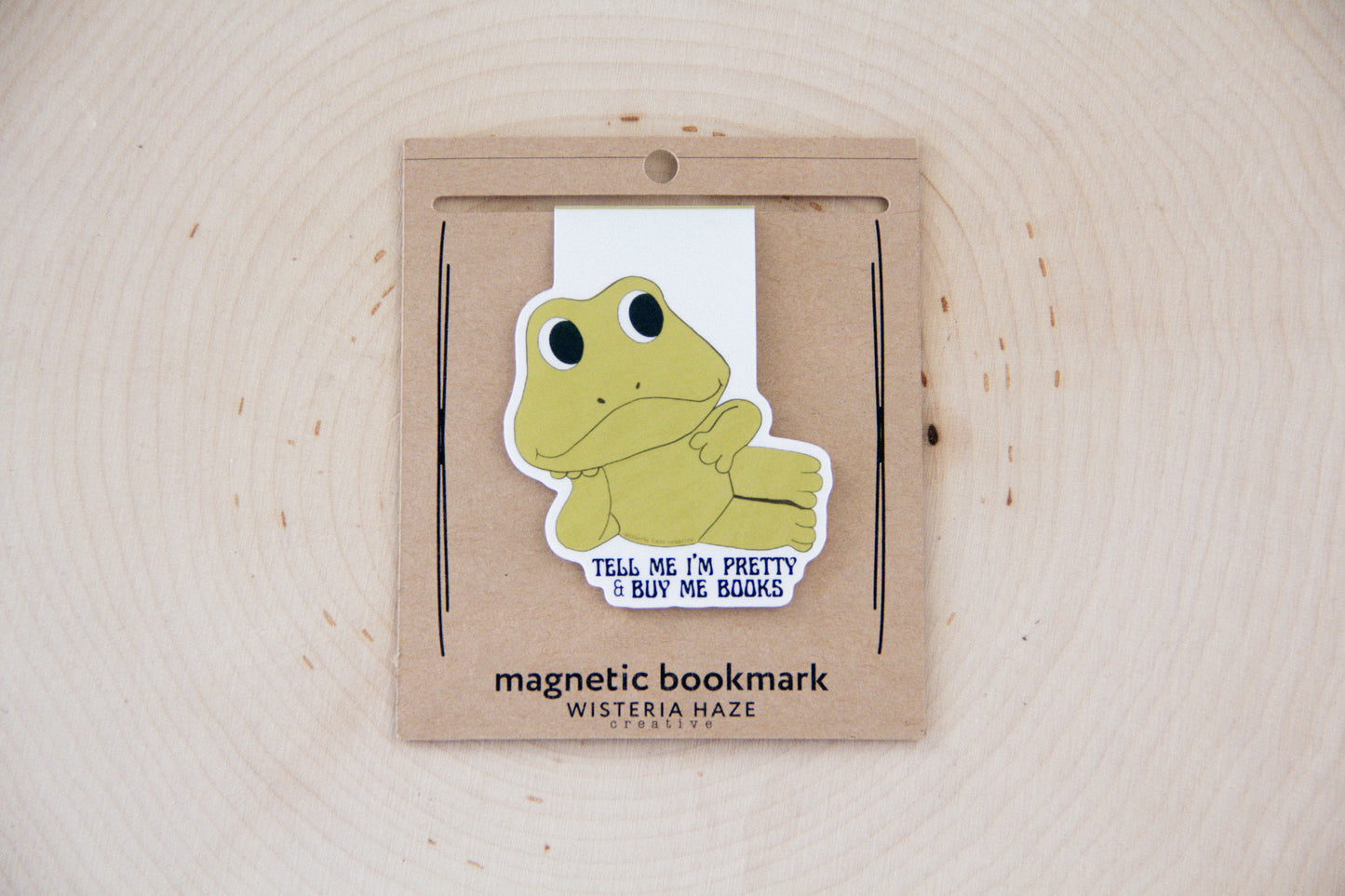 Tell Me I'm Pretty and Buy Me Books Magnetic Bookmark