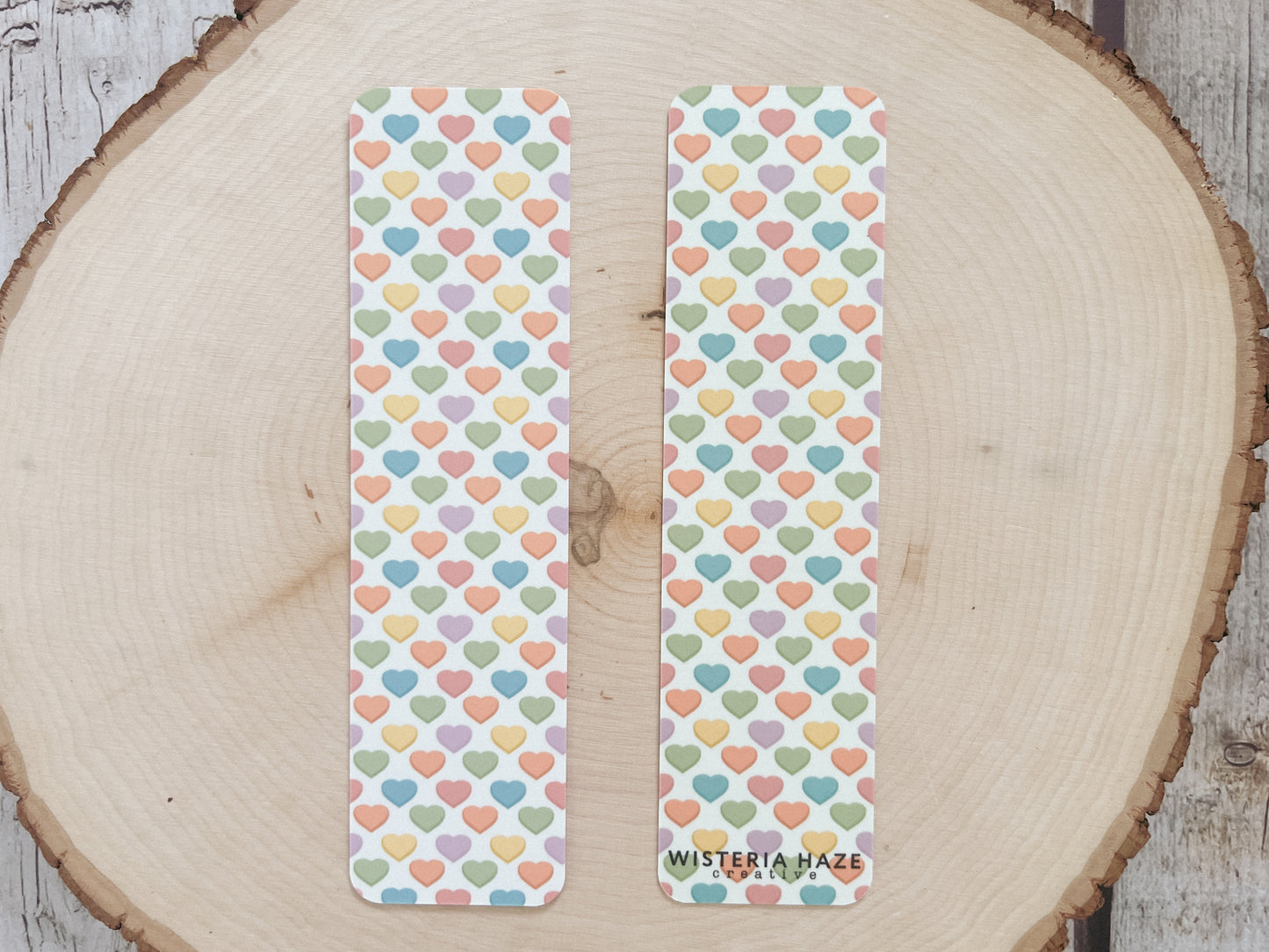 Candy Hearts Bookmark