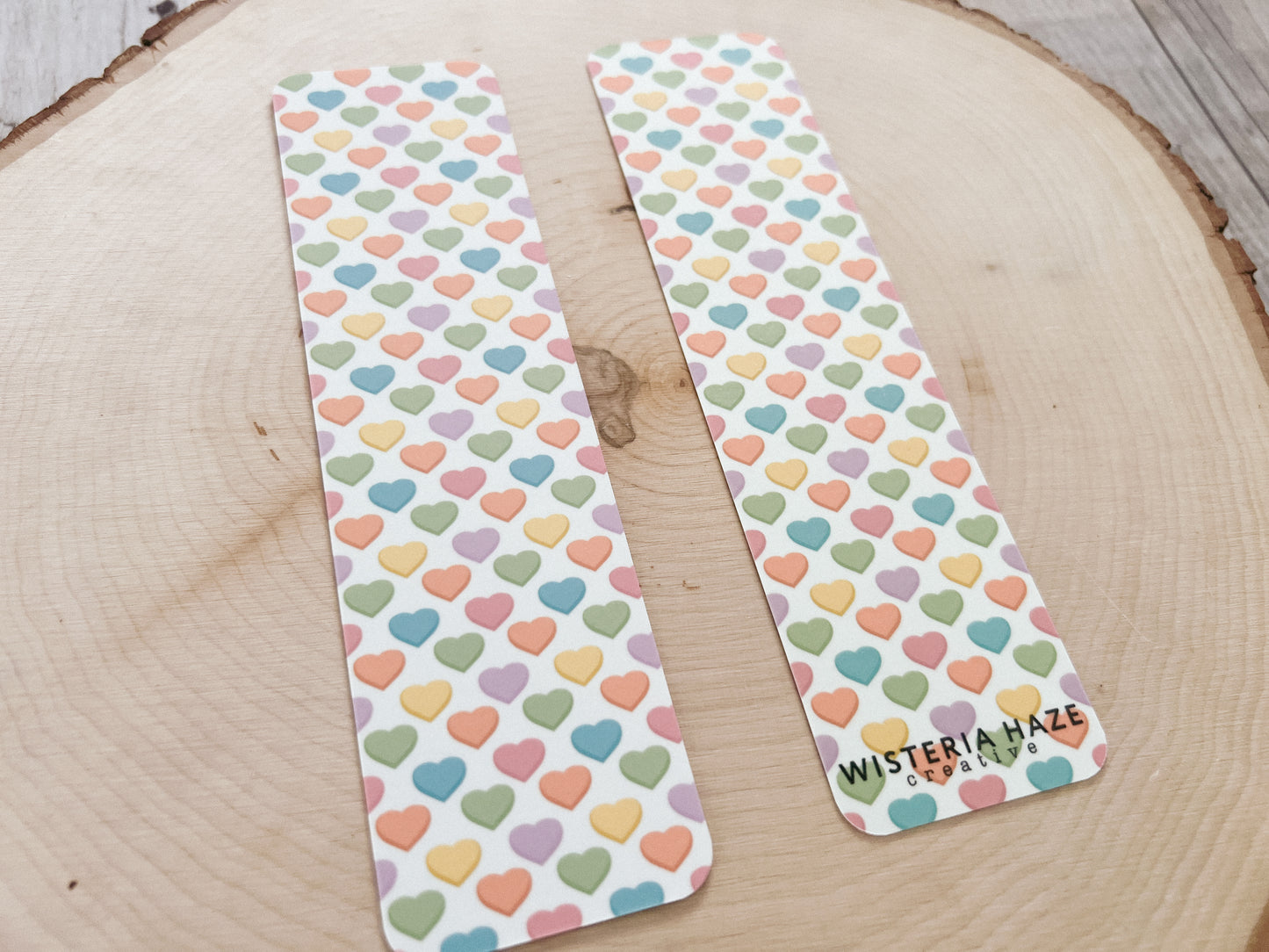 Candy Hearts Bookmark