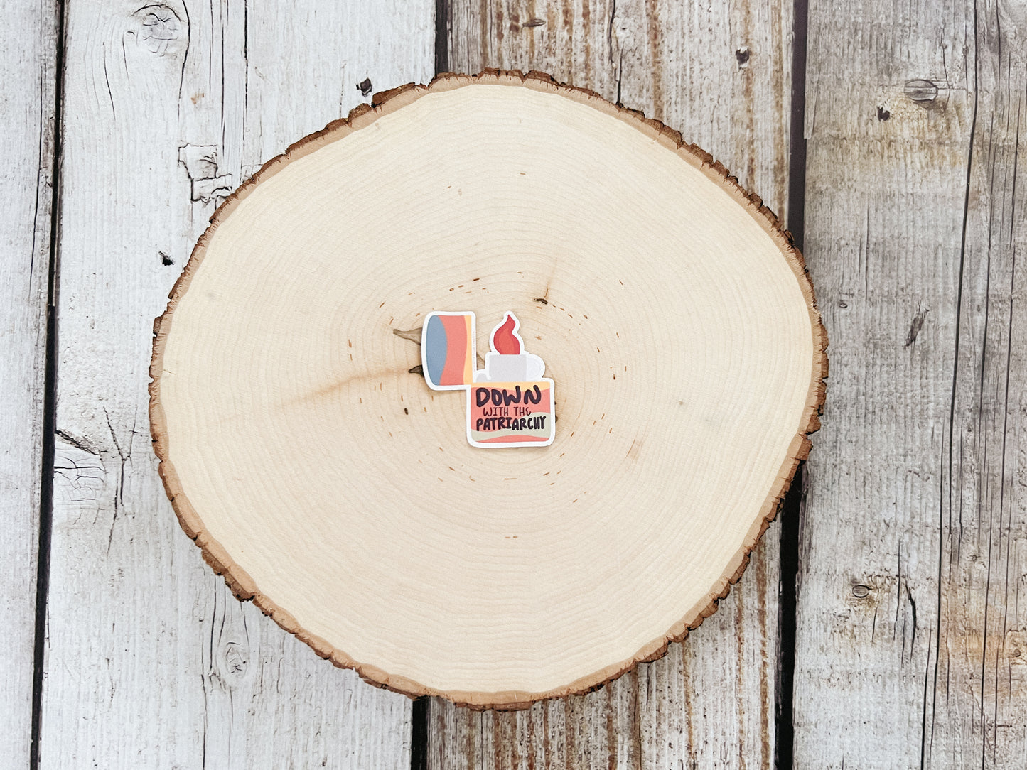 Down with the Patriarchy Sticker