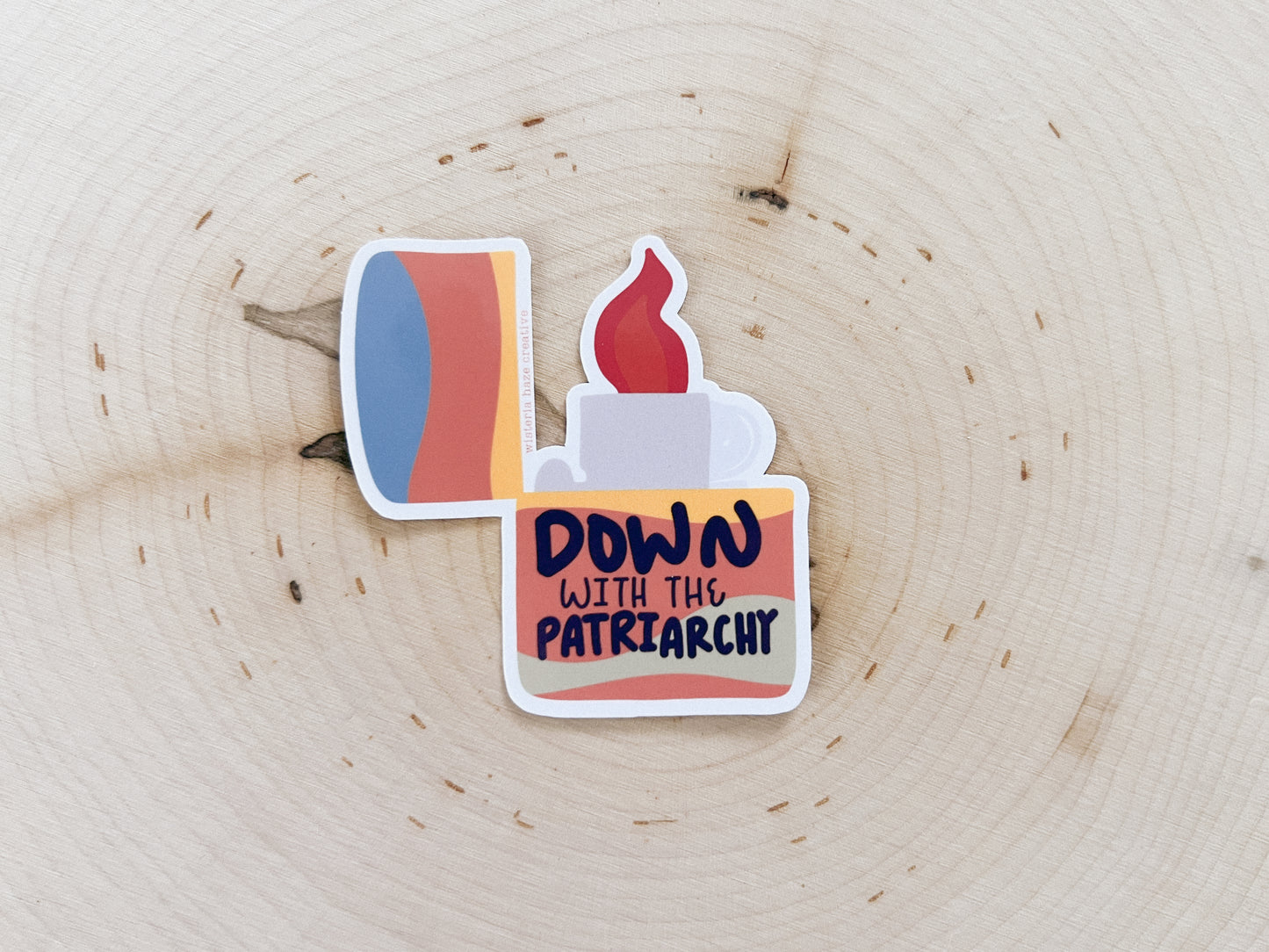 Down with the Patriarchy Sticker