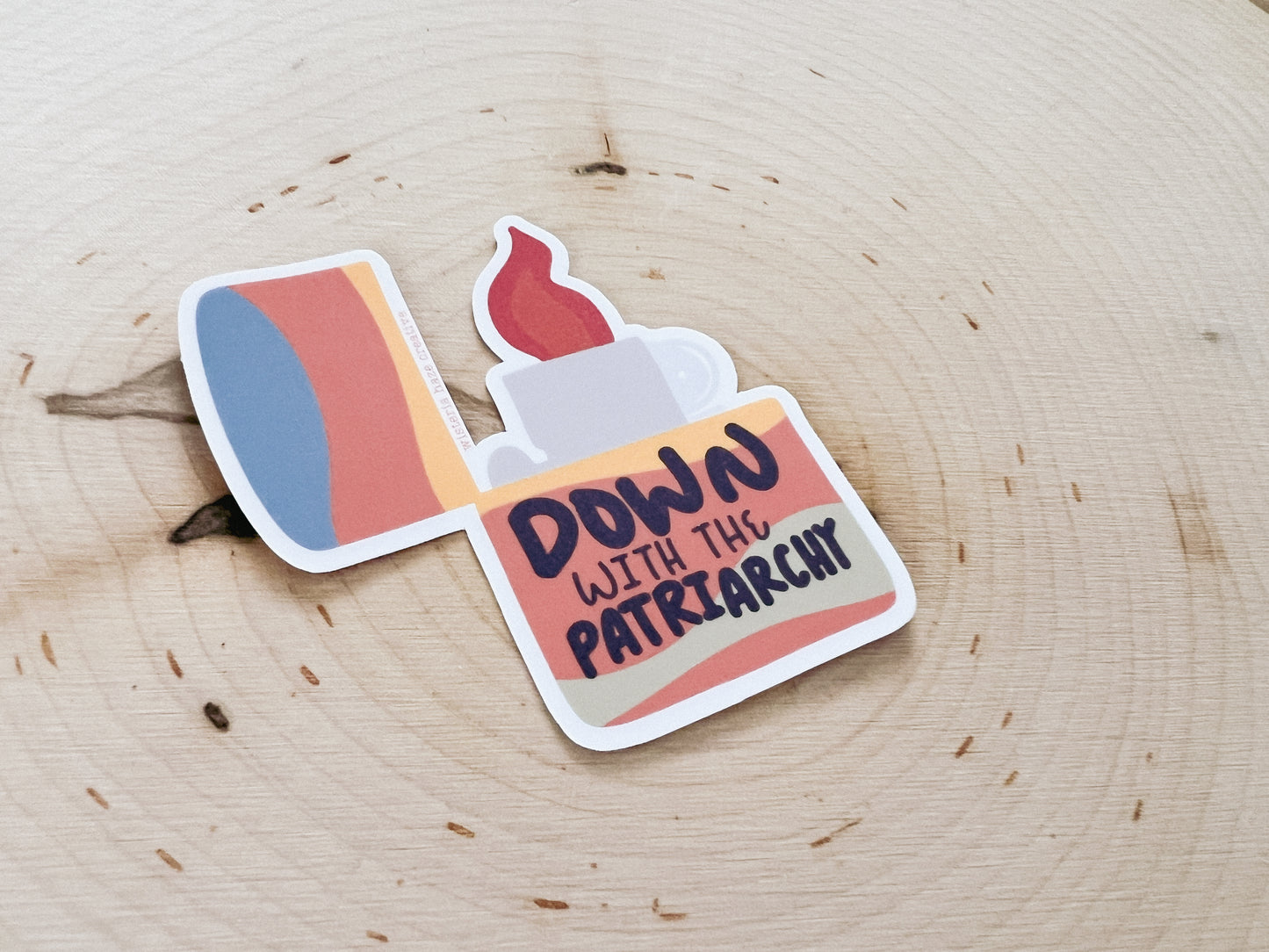 Down with the Patriarchy Sticker