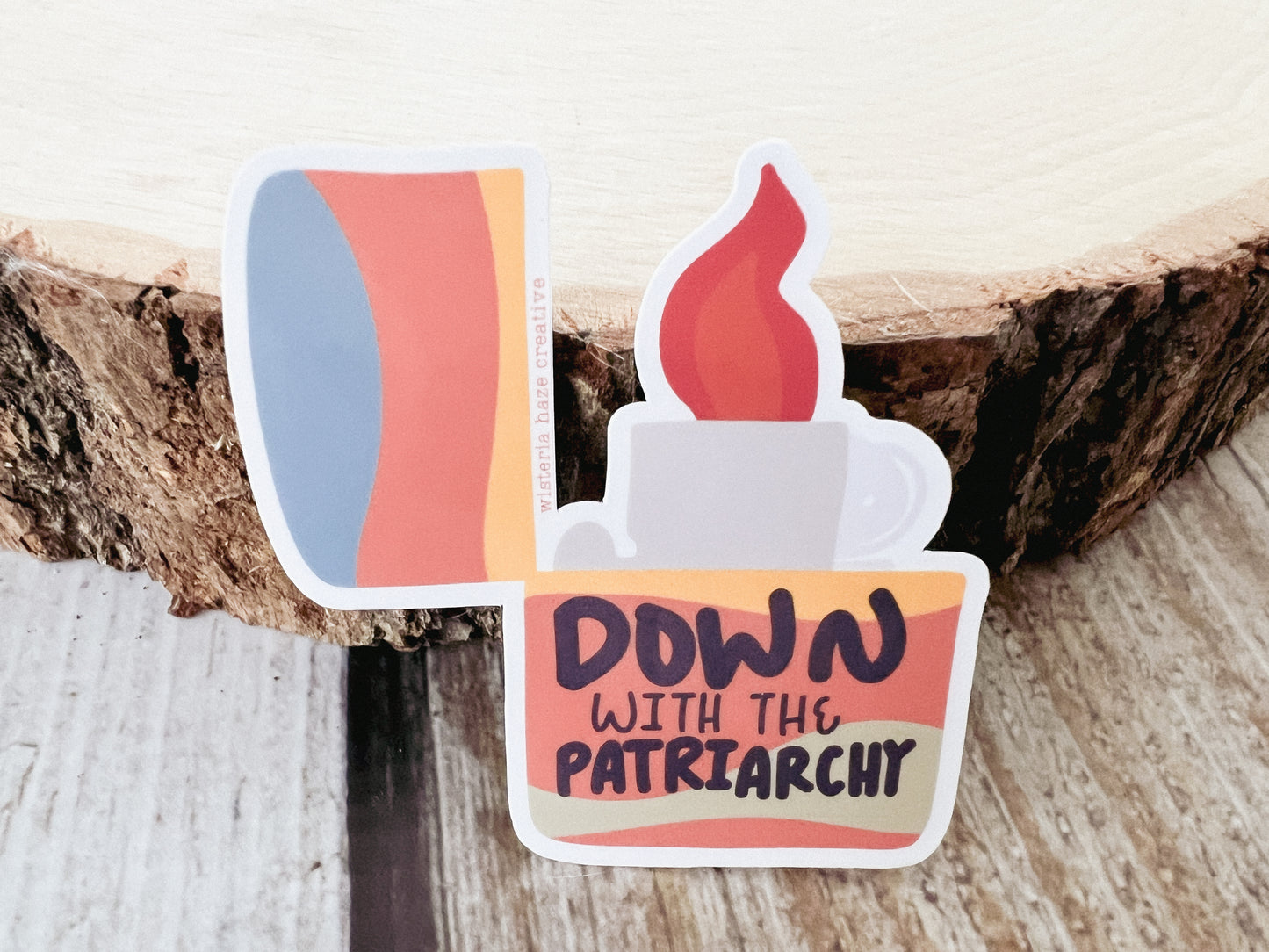Down with the Patriarchy Sticker