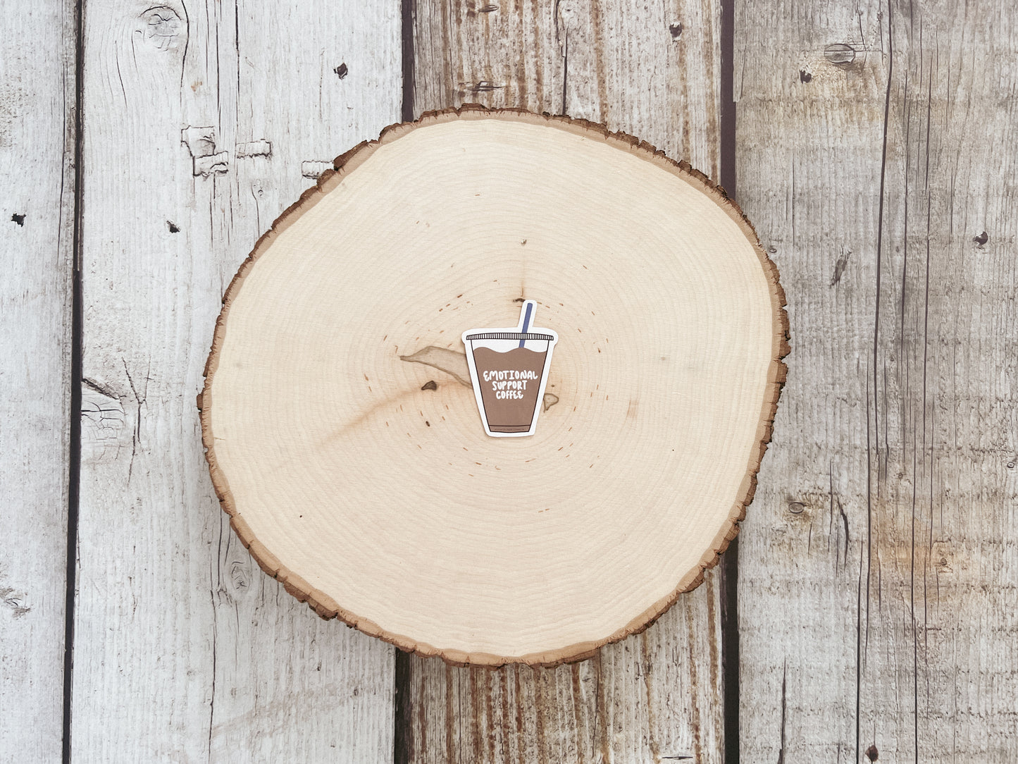 Emotional Support Coffee Sticker