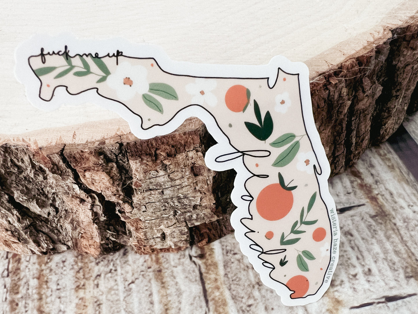 Fuck Me Up, Florida State Matte Sticker