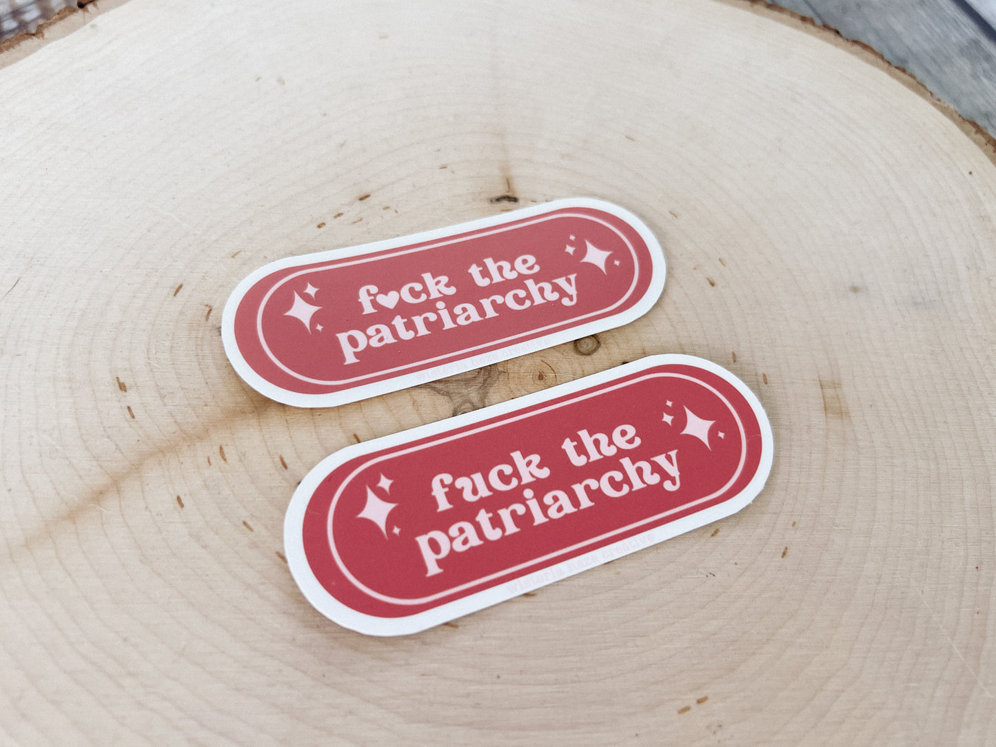 Fuck the Patriarchy Matte Sticker