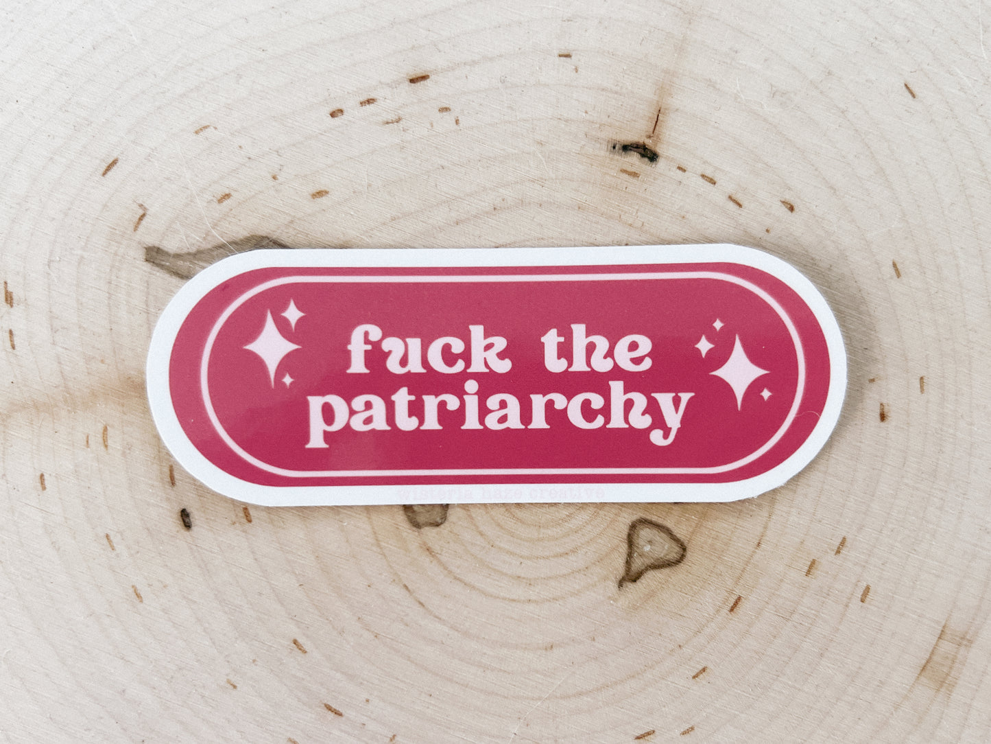 Fuck the Patriarchy Matte Sticker