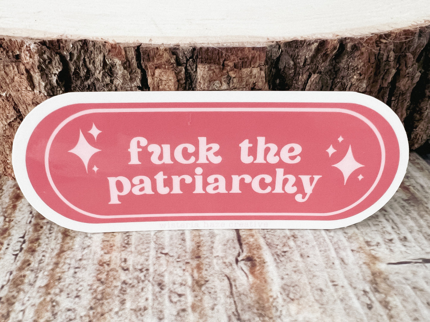 Fuck the Patriarchy Matte Sticker