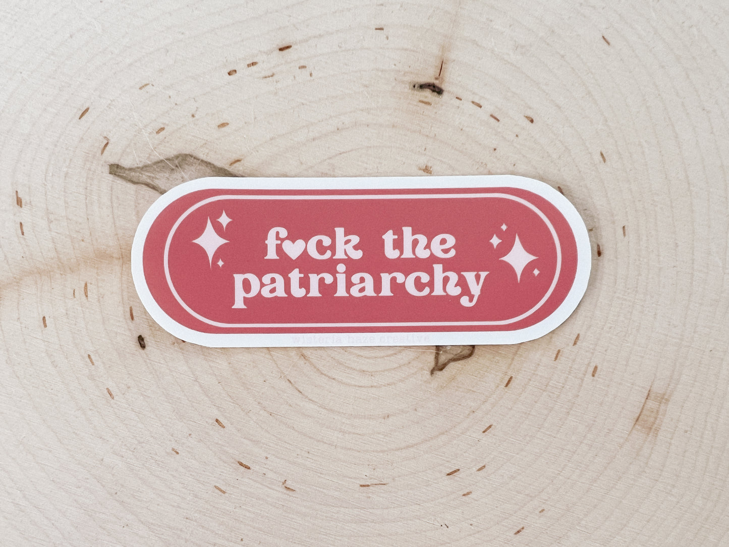Fuck the Patriarchy Matte Sticker