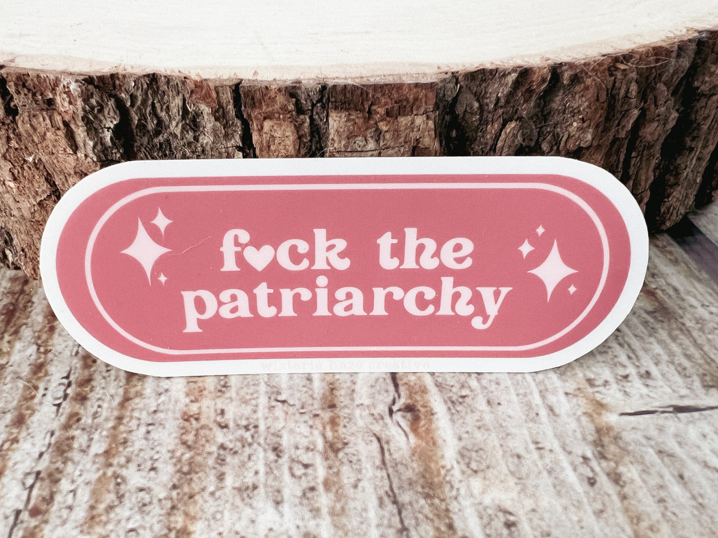 Fuck the Patriarchy Matte Sticker
