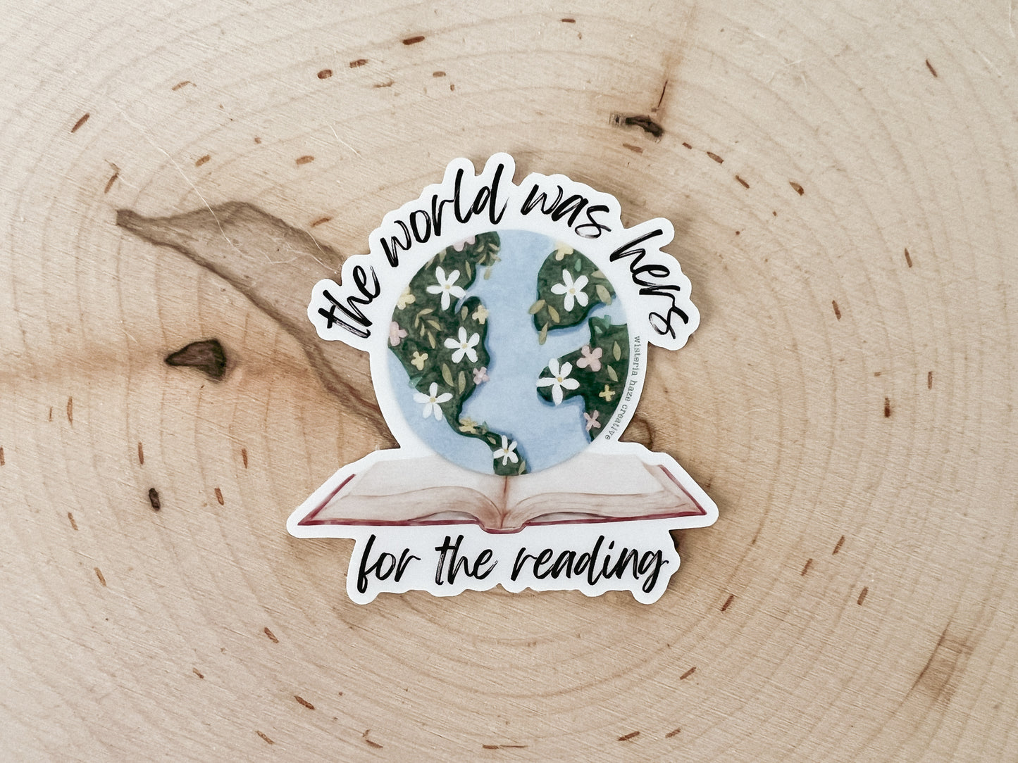 Hers for the Reading Matte Sticker