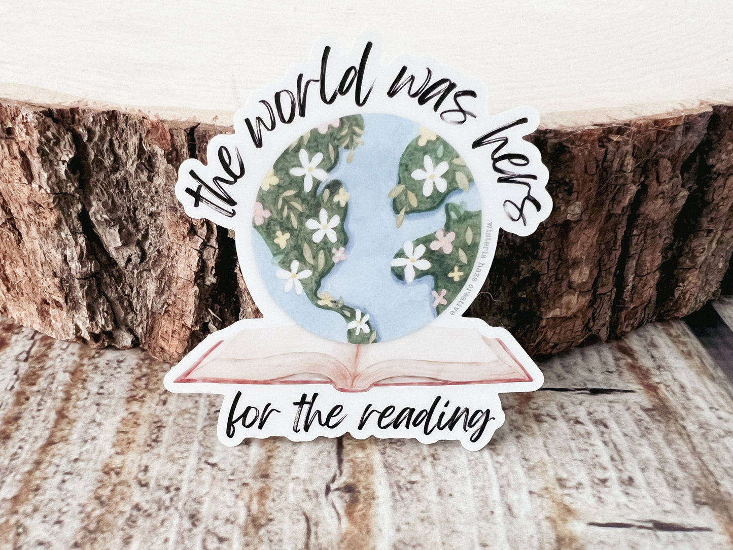 Hers for the Reading Matte Sticker