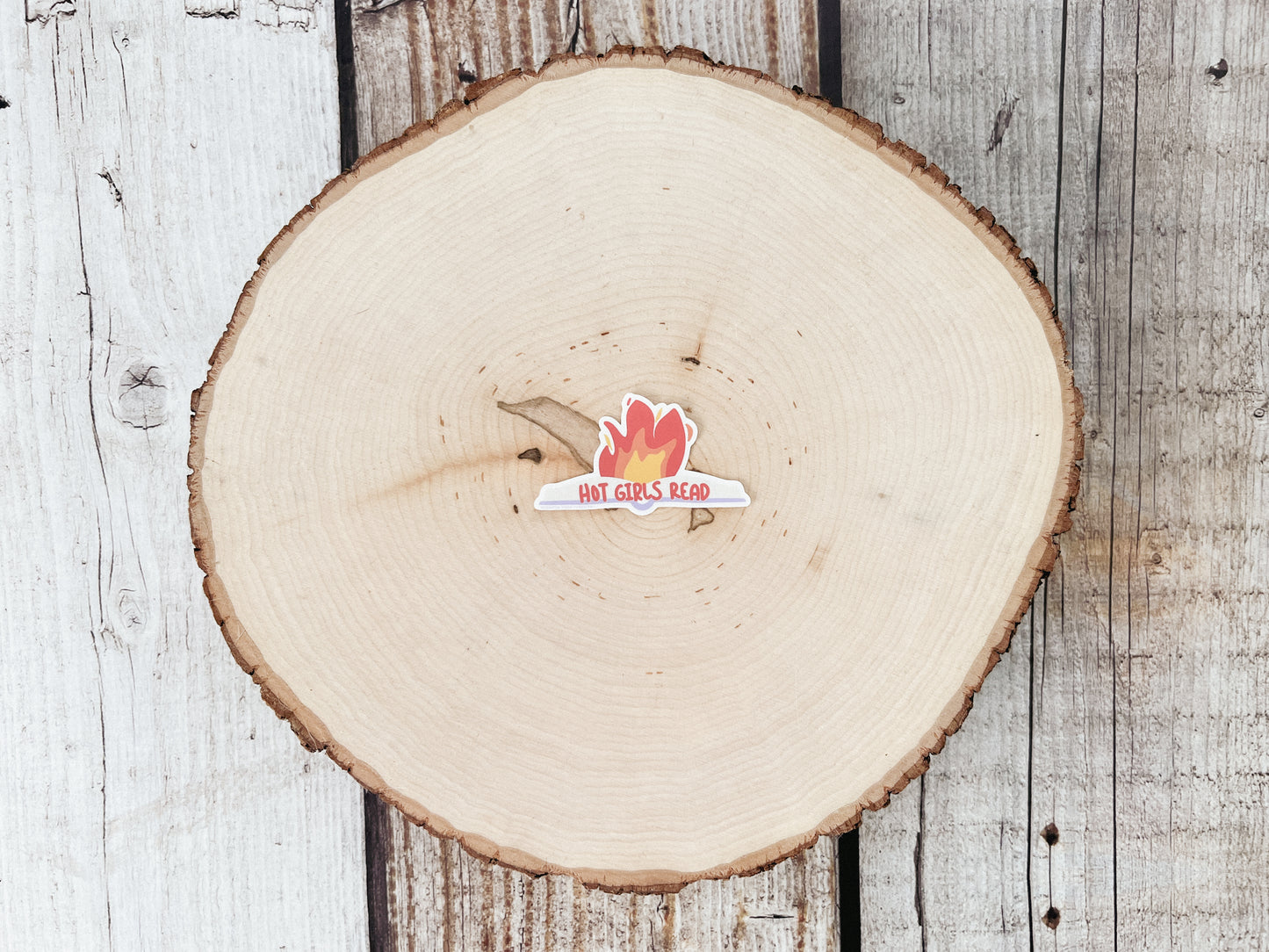 Hot Girls Read Matte Sticker