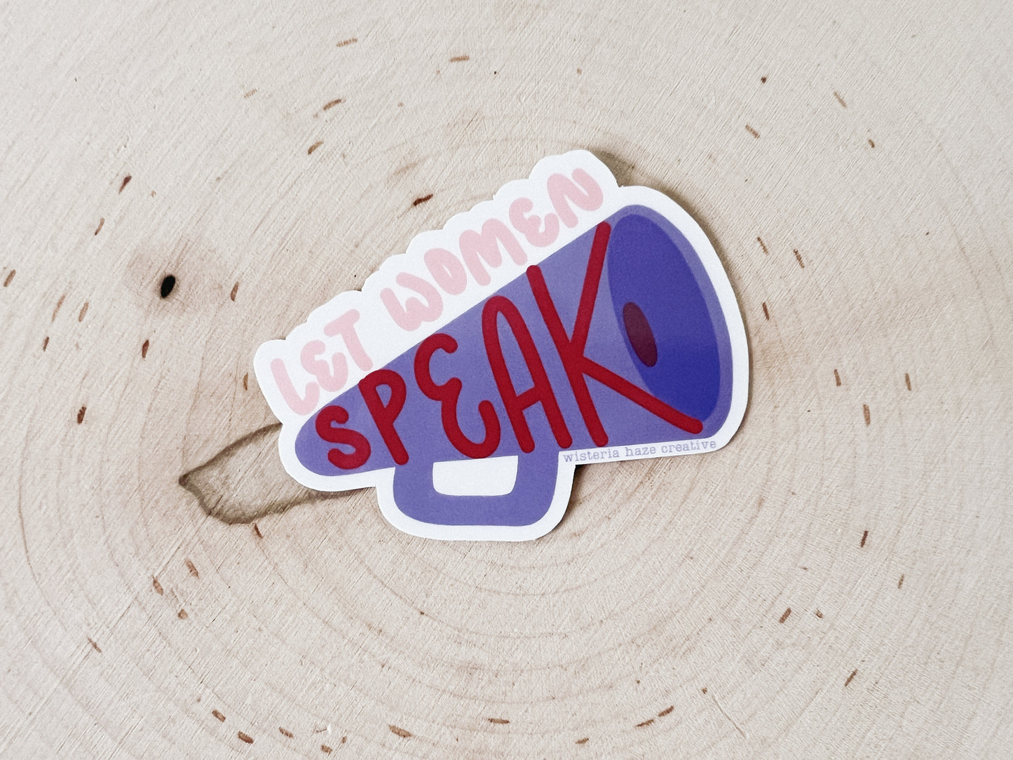 Let Women Speak Sticker