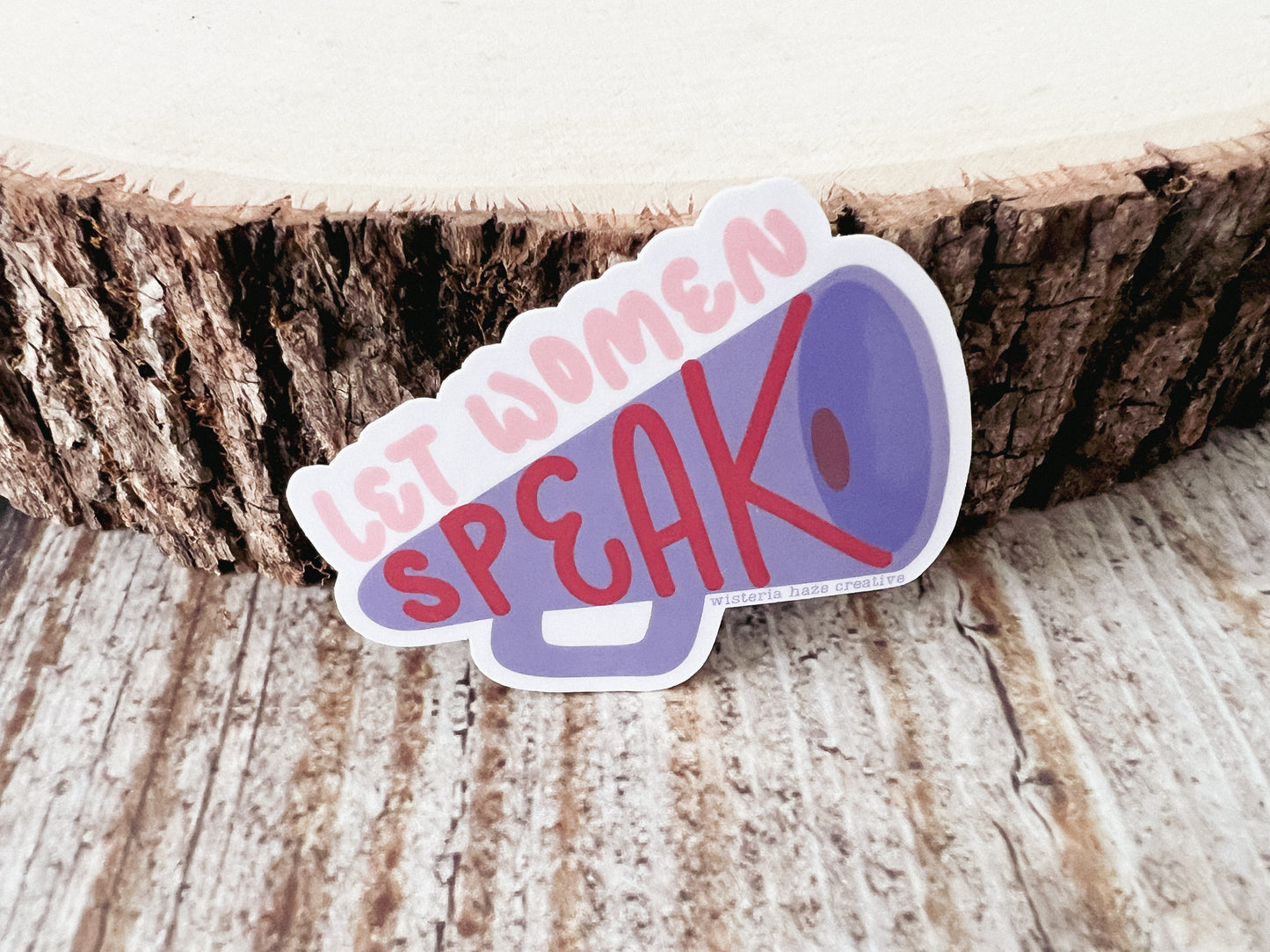 Let Women Speak Sticker