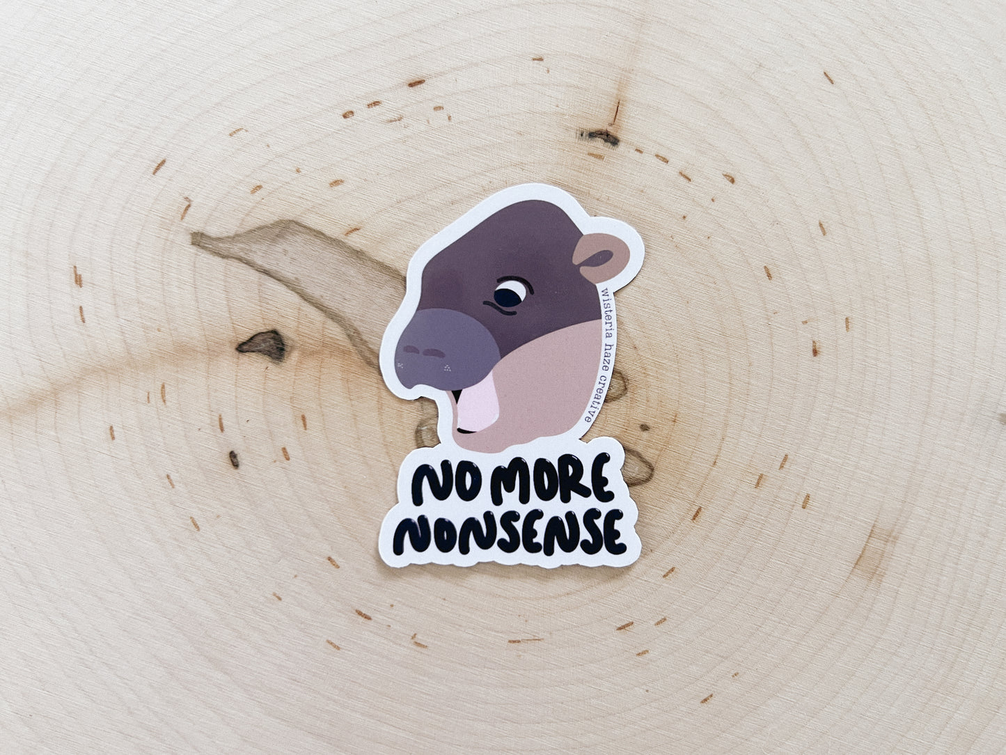 No More Nonsense Sticker