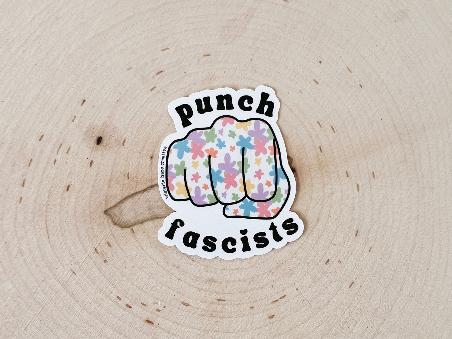 Punch Fascists Sticker