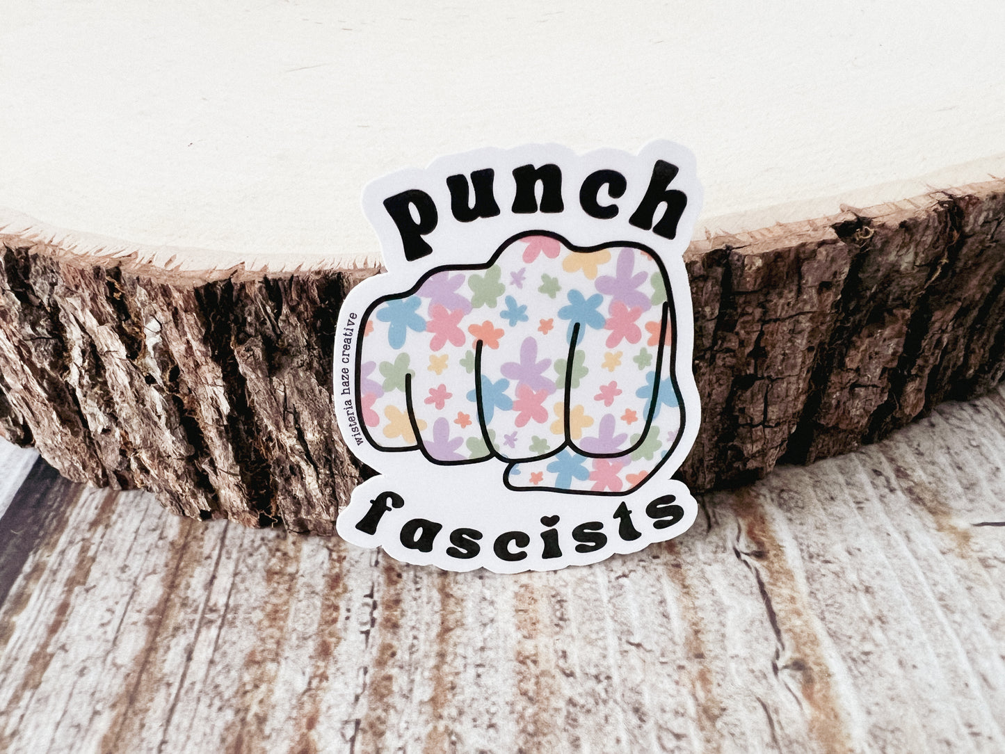 Punch Fascists Sticker