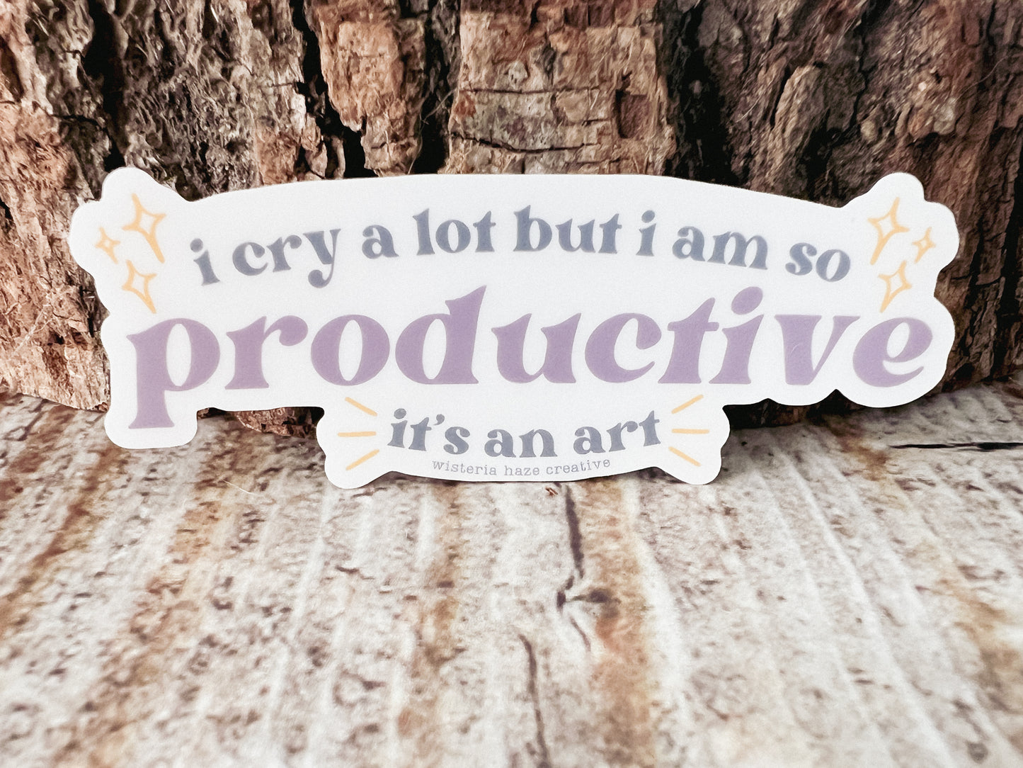 I Am So Productive Matte Sticker