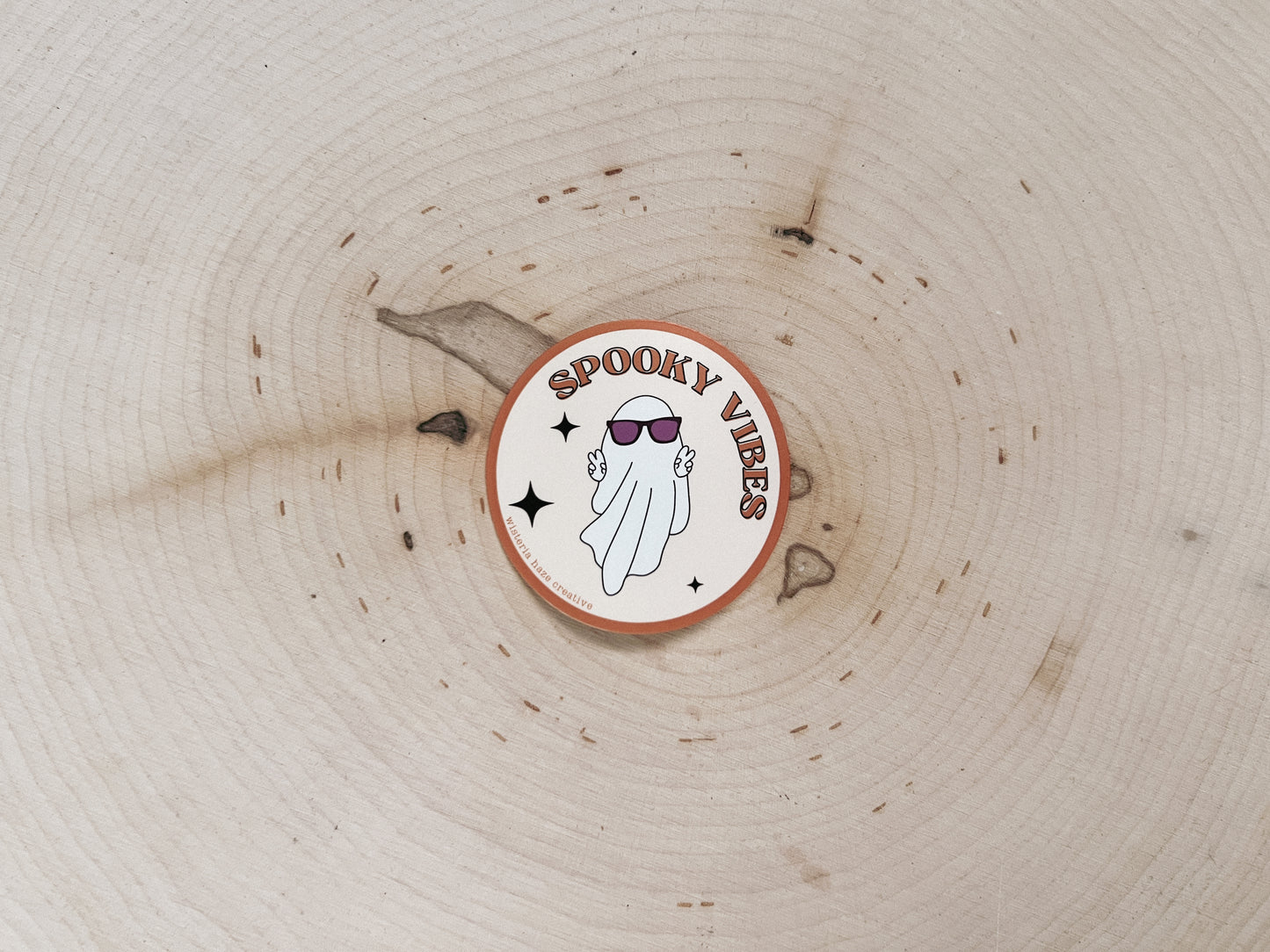 Spooky Vibes Matte Sticker