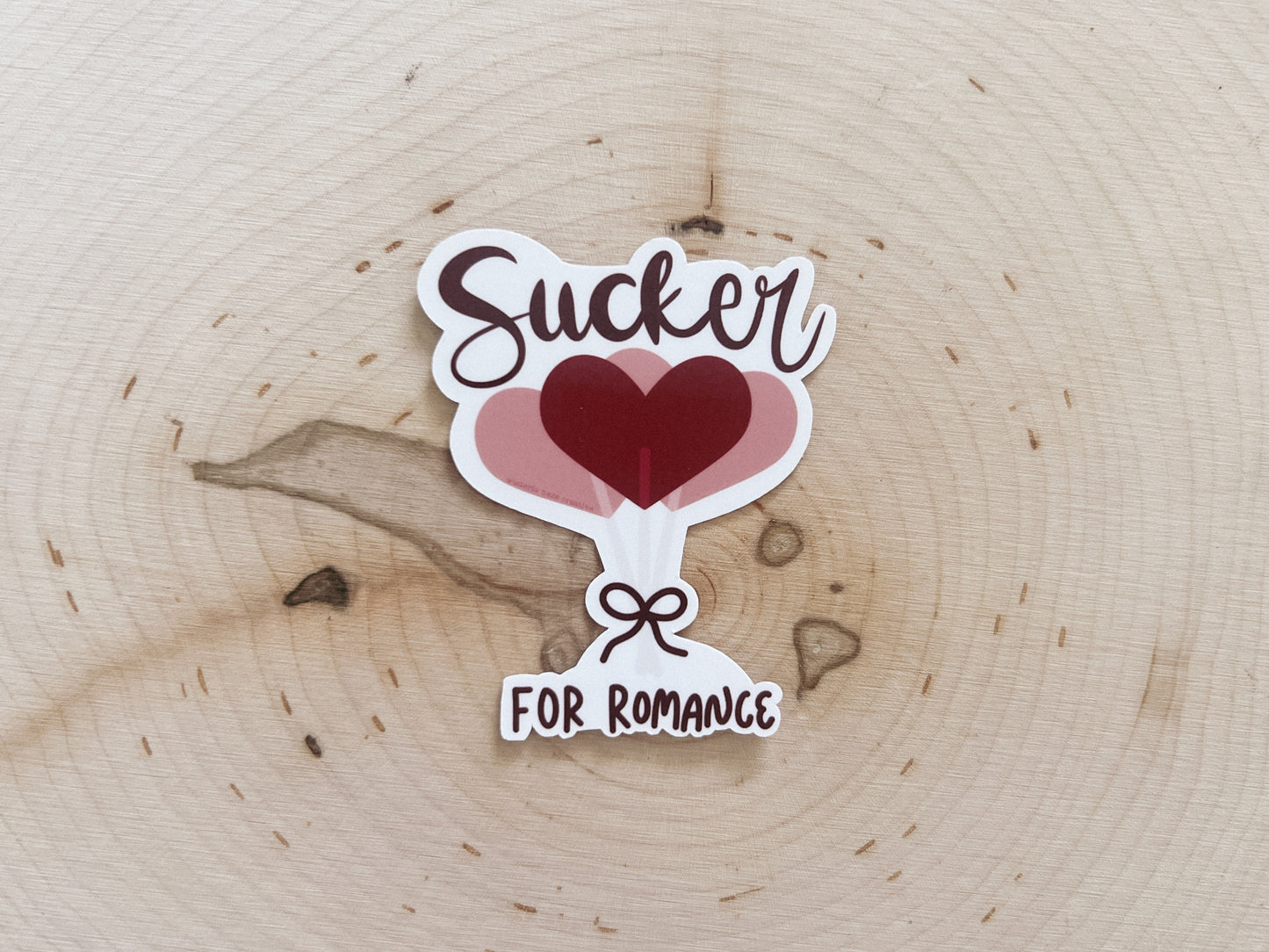Sucker for Romance Sticker