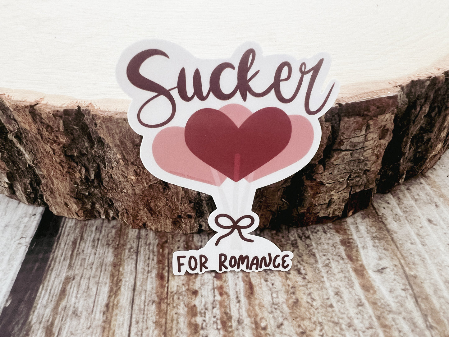 Sucker for Romance Sticker