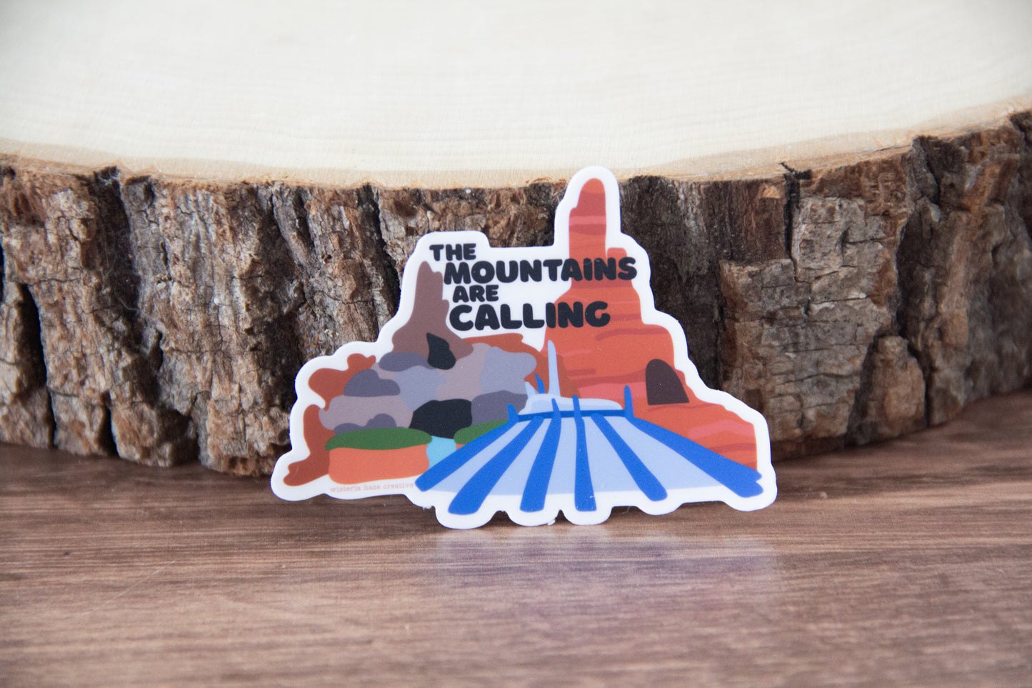 The Mountains Are Calling Sticker