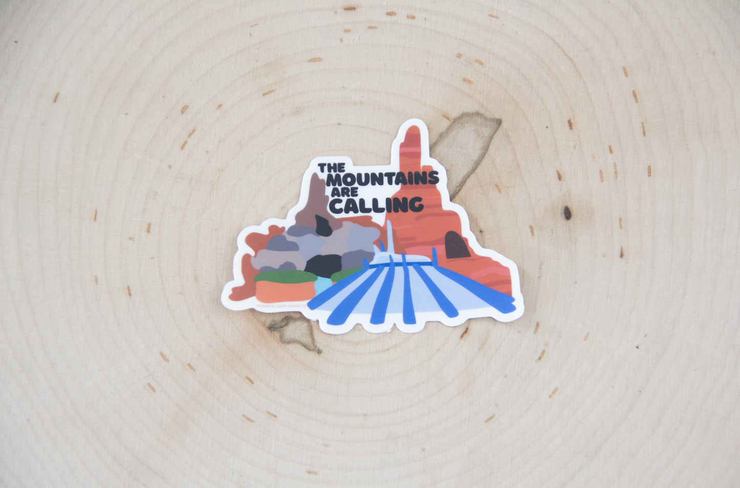 The Mountains Are Calling Sticker