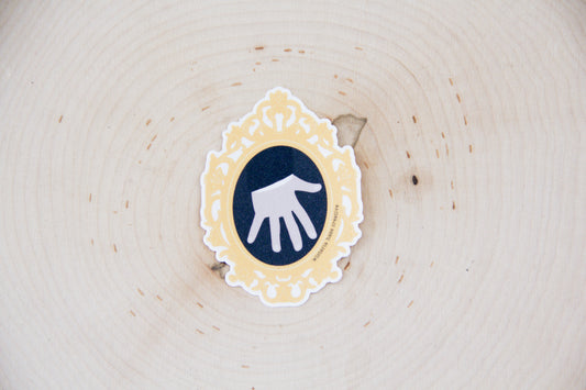 Pride and Prejudice Hand Flex Sticker