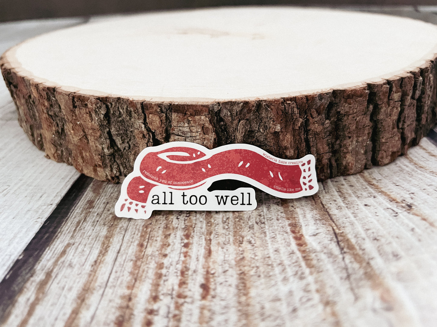 All Too Well Matte Sticker