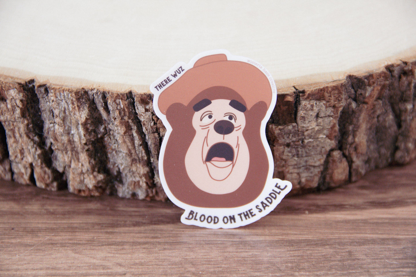 Blood on the Saddle Sticker