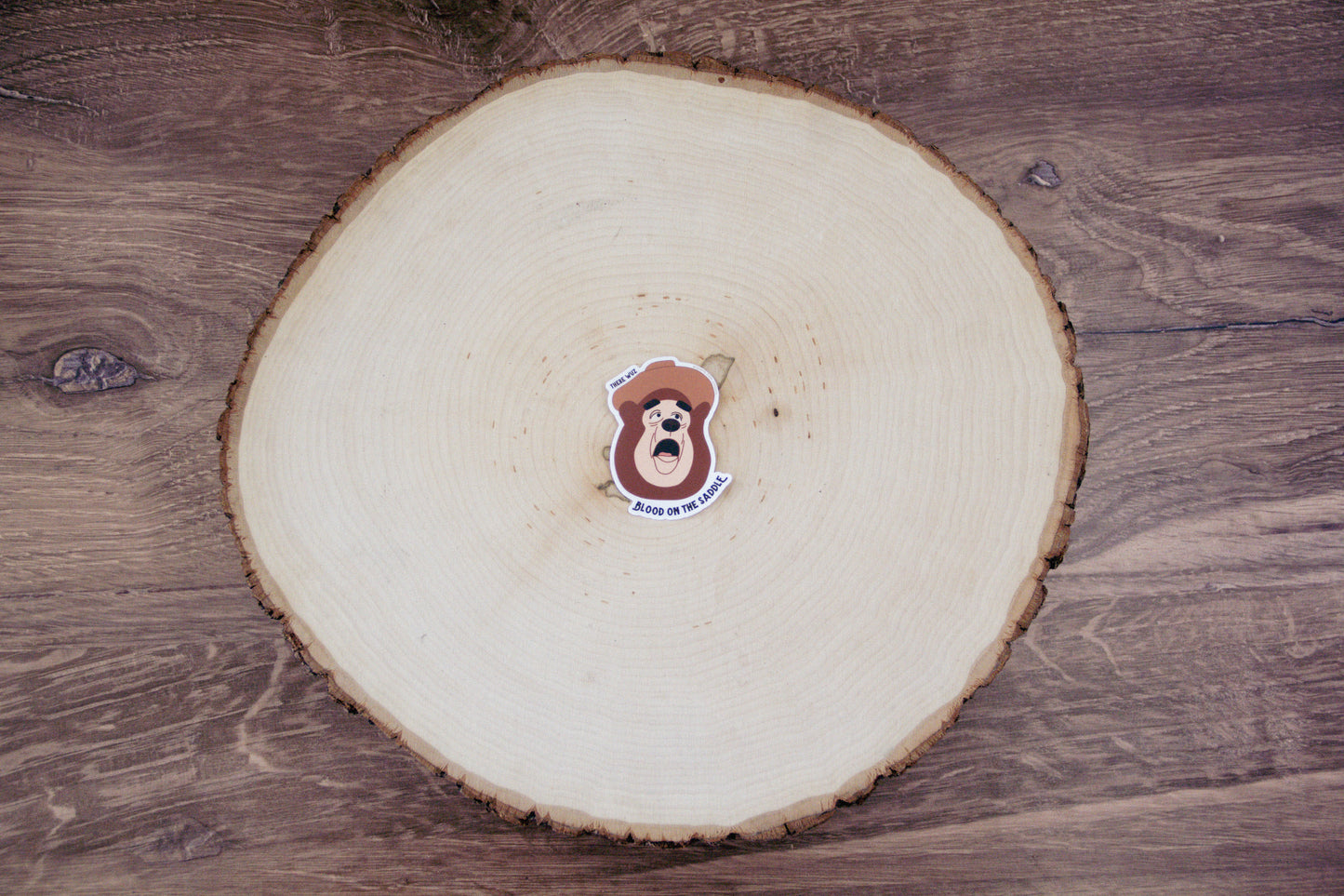 Blood on the Saddle Sticker