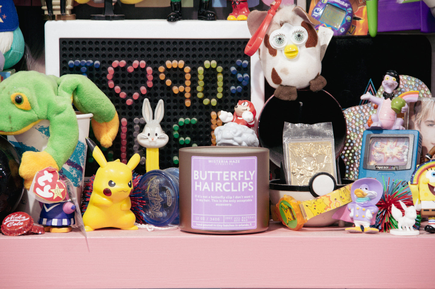 Butterfly Hairclip Candle