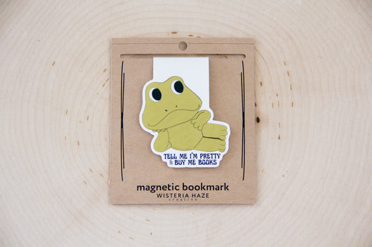 Tell Me I'm Pretty and Buy Me Books Magnetic Bookmark