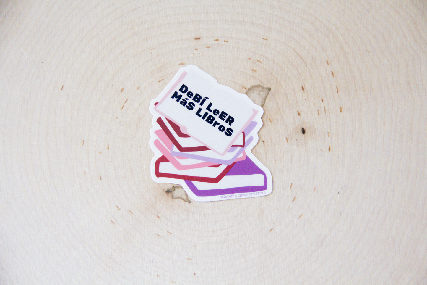 Debi Leer Mas Libros Sticker
