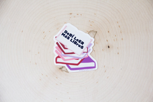 Debi Leer Mas Libros Sticker
