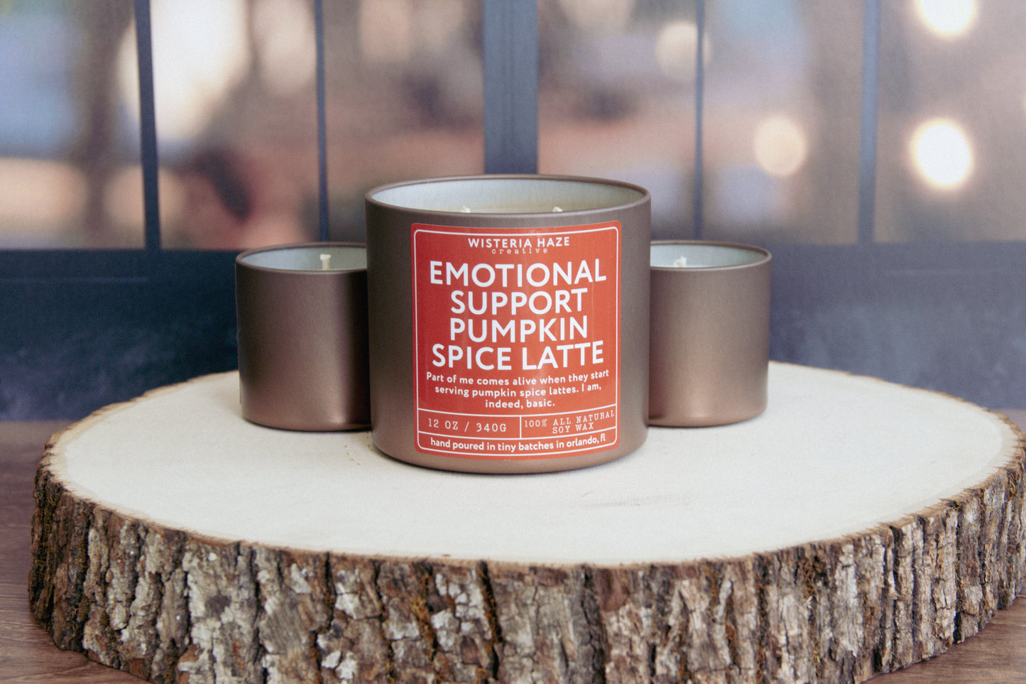 Emotional Support Pumpkin Spice Latte Candle