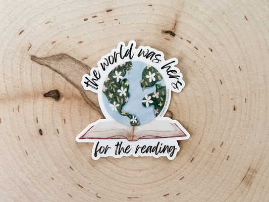 Hers for the Reading Matte Sticker