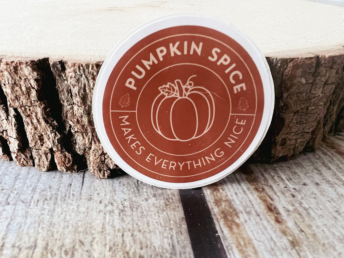 Pumpkin Spice Sticker