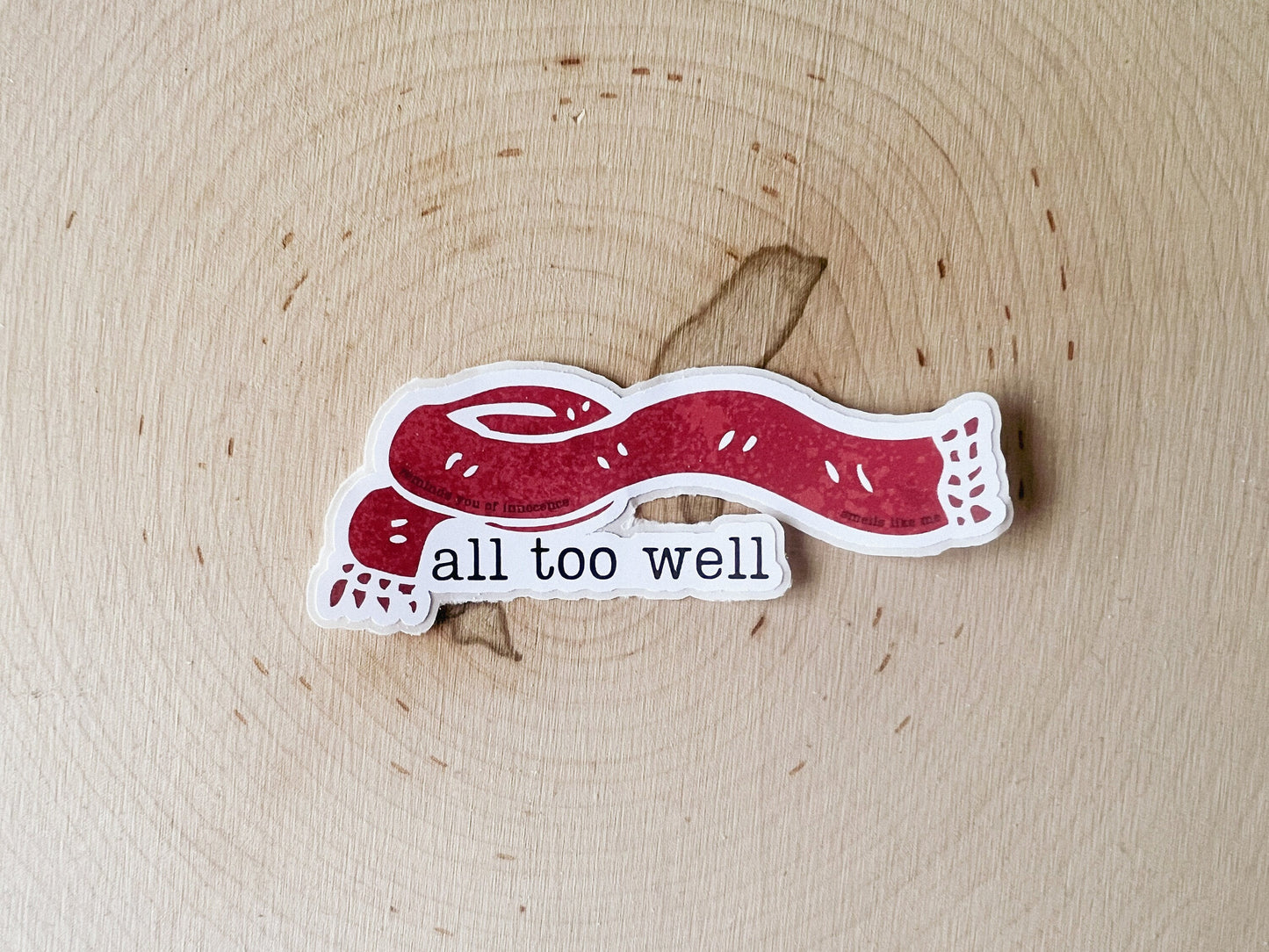 All Too Well Sticker