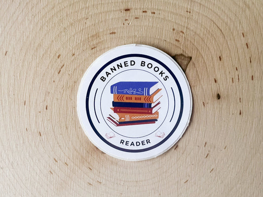 Banned Books Reader Sticker