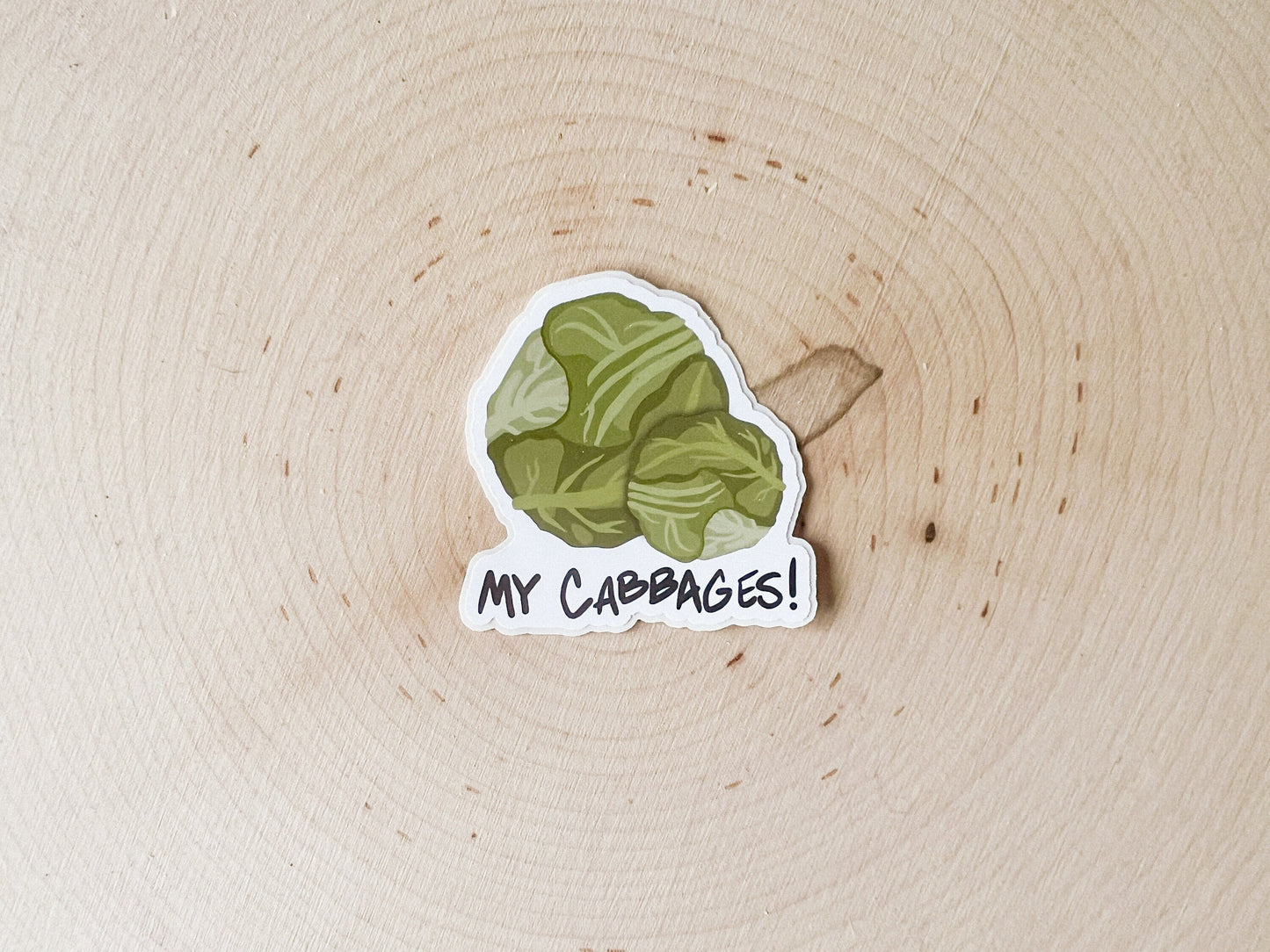 My Cabbages Sticker