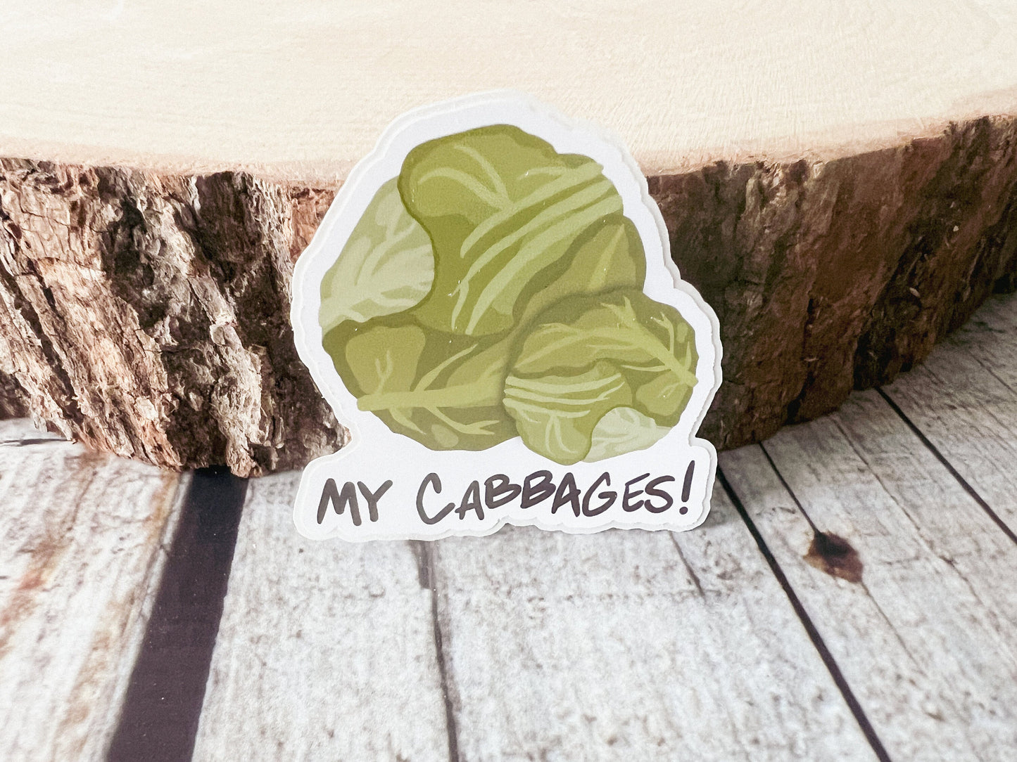 My Cabbages Sticker