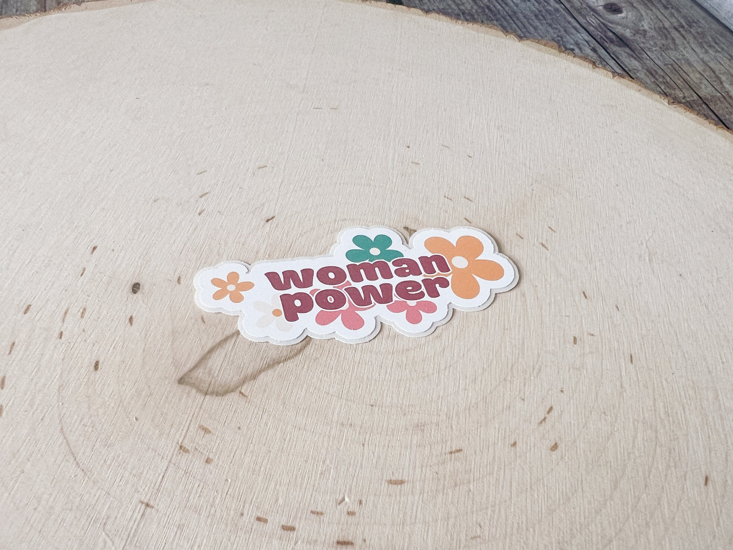 Woman Power Sticker