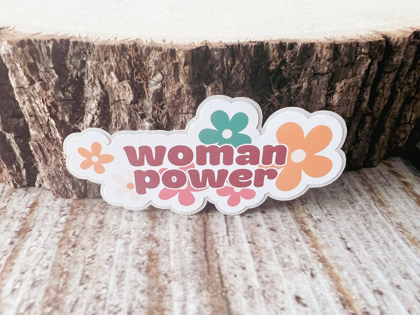 Woman Power Sticker