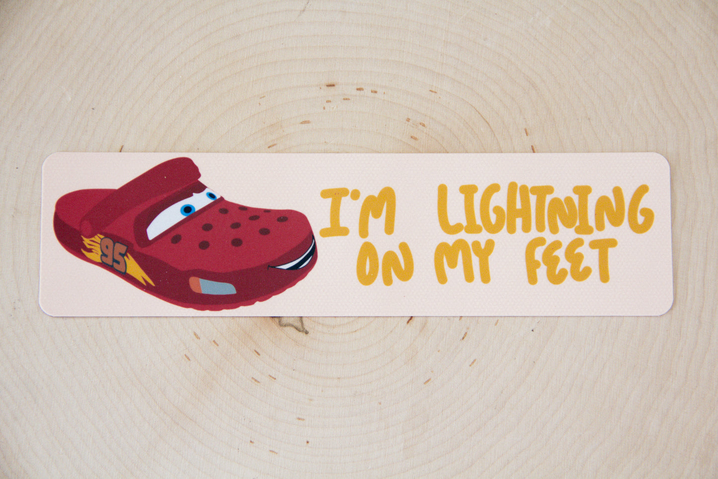 Lightning on My Feet Bookmark