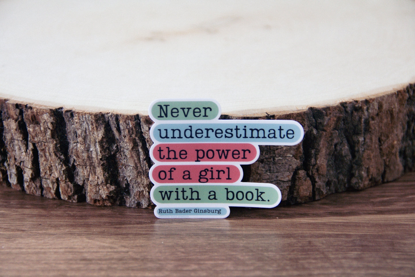 Power of Girl with a Book Sticker