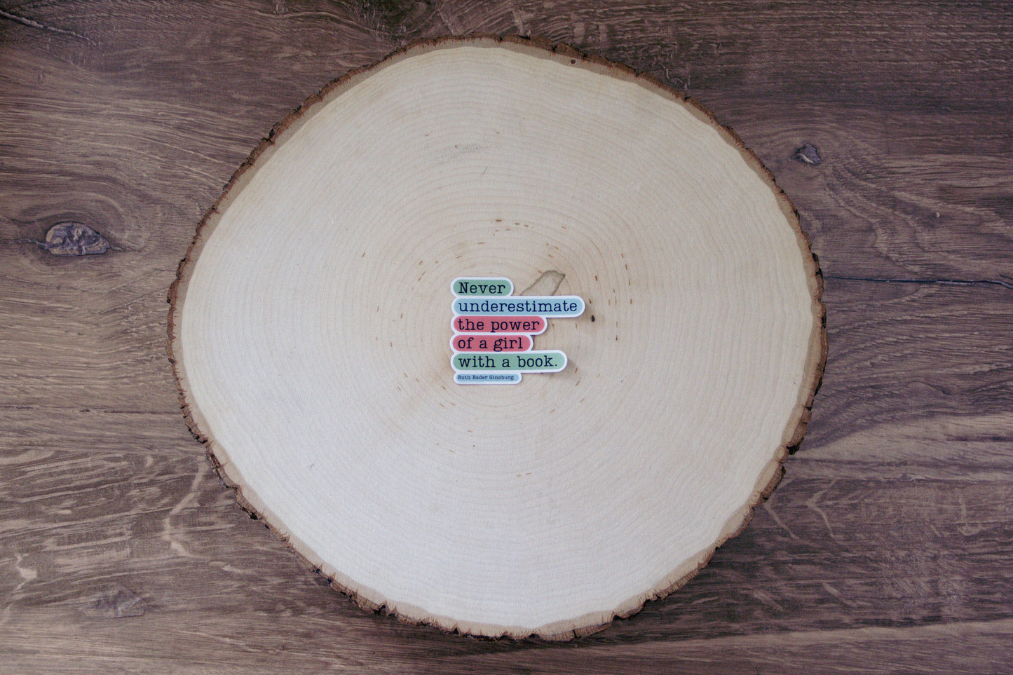 Power of Girl with a Book Sticker