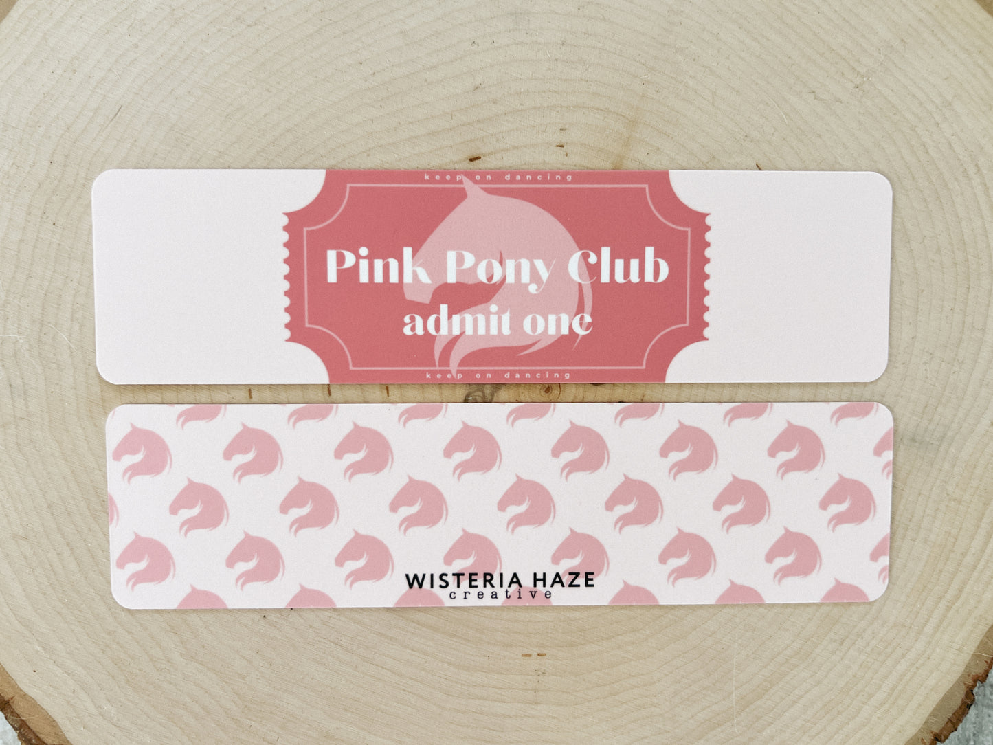 Pink Pony Club Bookmark